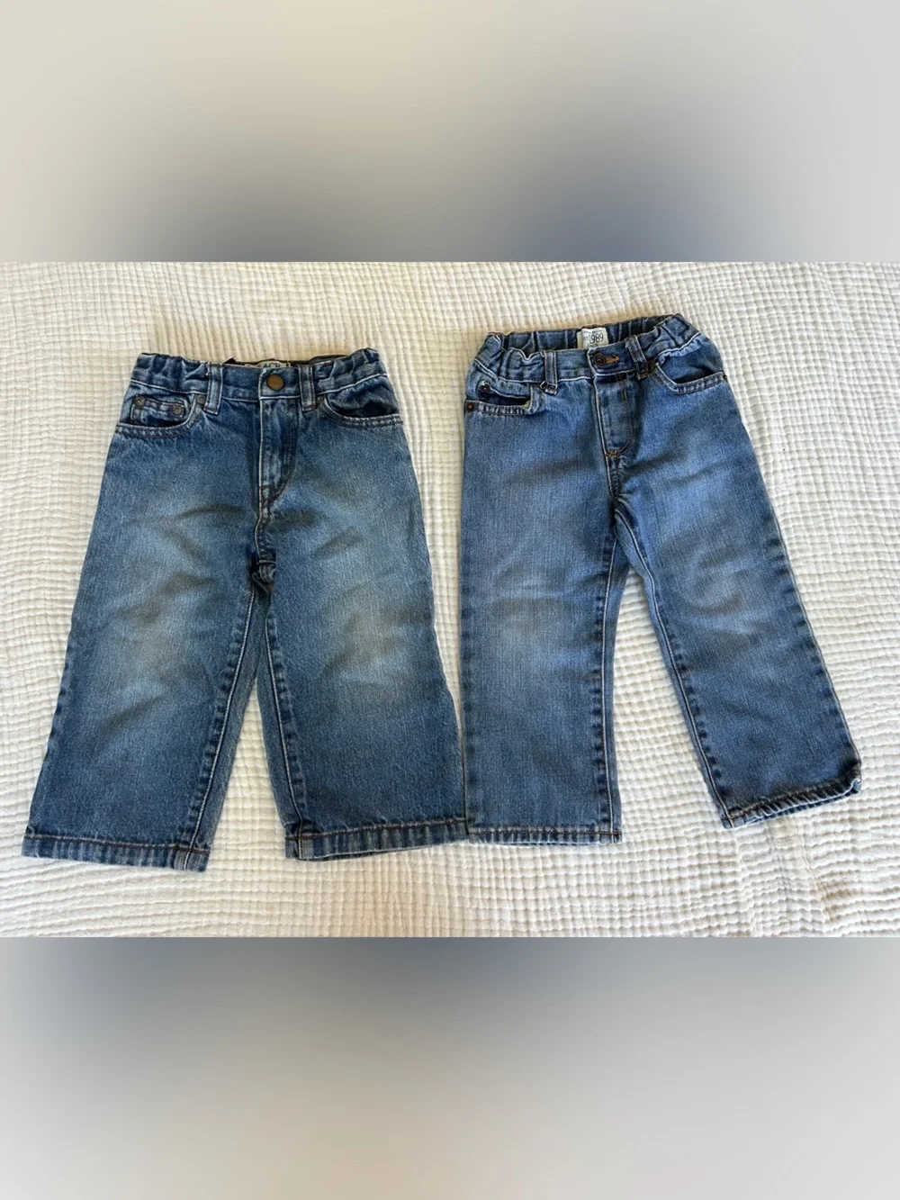 Children’s Place Kids Blue Denim Jeans (2) & Gymboree cargo shorts
